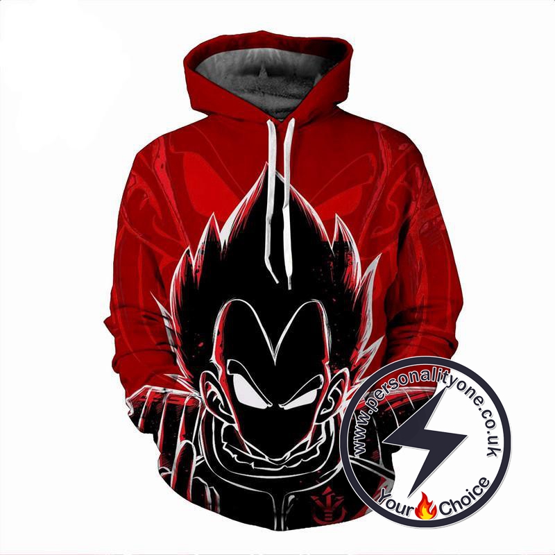 Dragon Ball Z - Saiyan Vegeta 3D - Hoodies